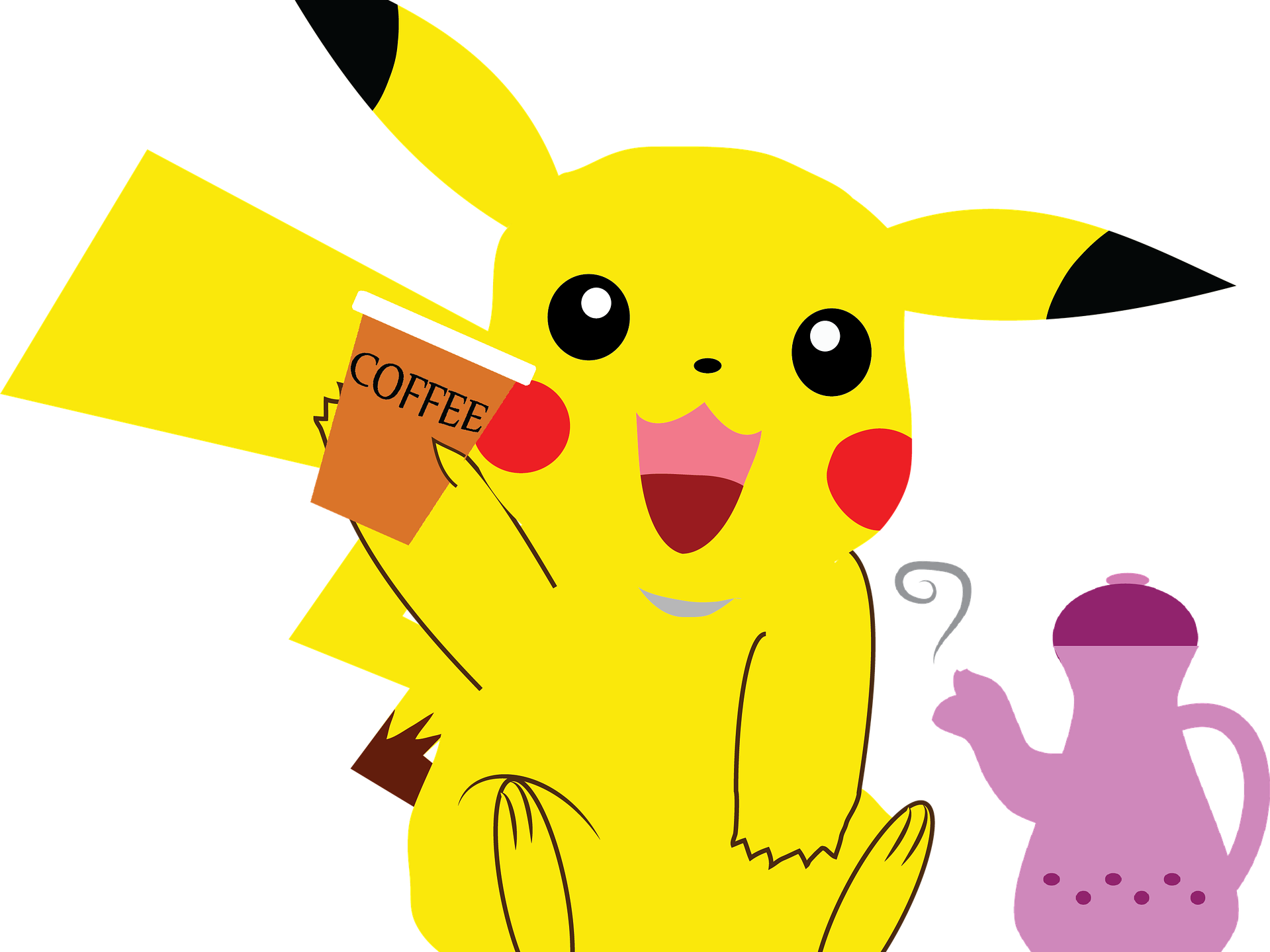 pikachu coloring pages, this article explains you how to draw and colore Pikachu