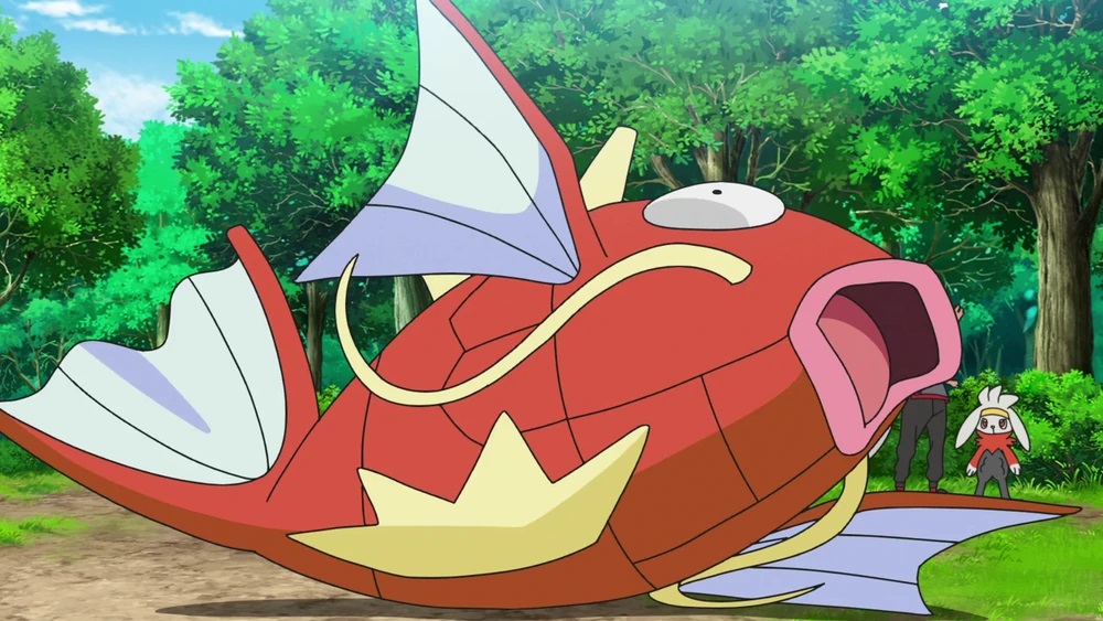Magikarp, known as the weakest Pokémon