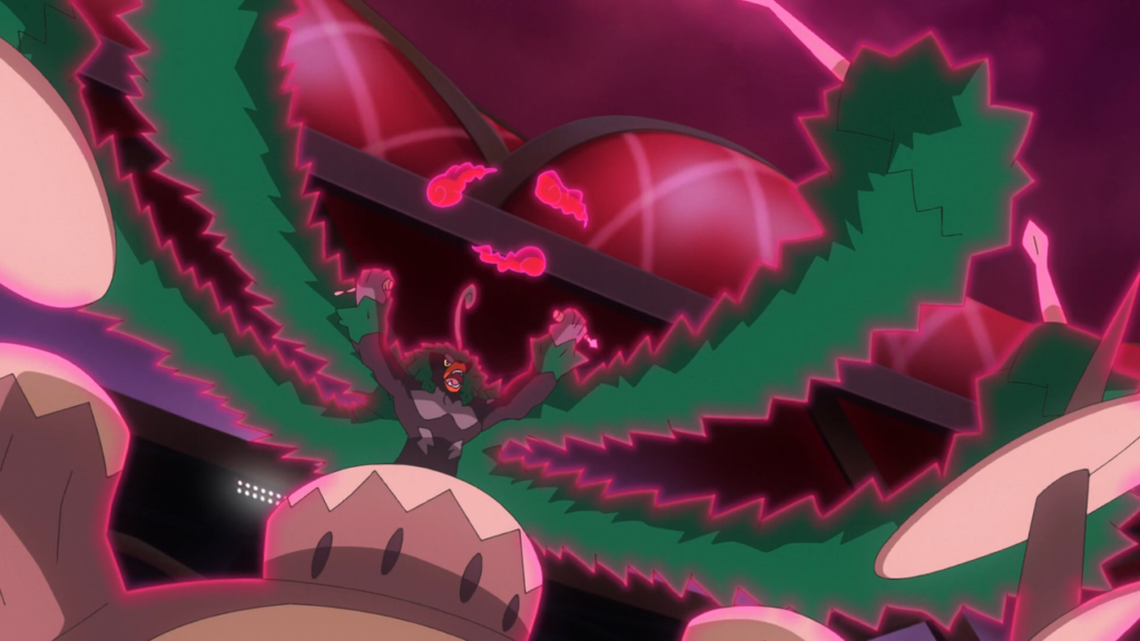 Leon’s Gigantamax Rillaboom in the anime