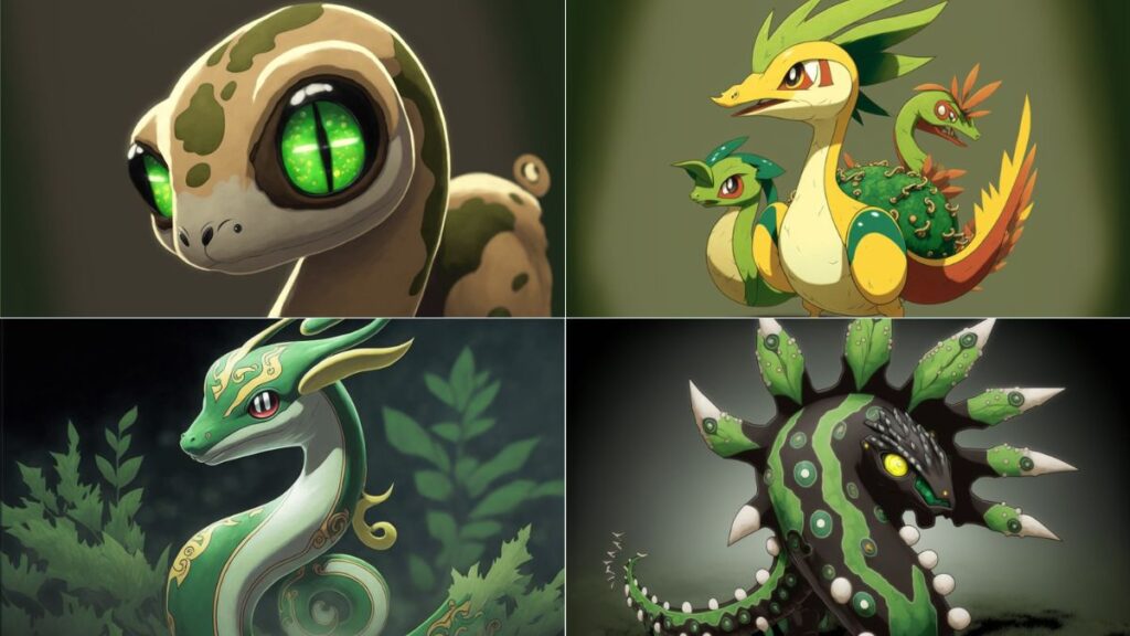 Every Green Snake Pokemon (With a Green Design)